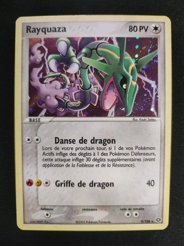 Carte pokemon rayquaza 106 - pokemon,