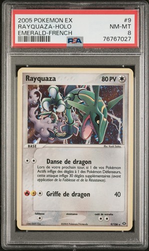 Pokémon rayquaza 106 psa 8 - 9/106,