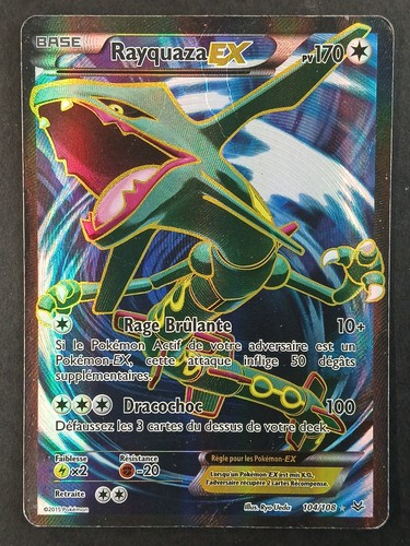 Carte pokémon rayquaza ex - carte,